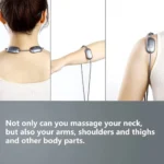 Masajeador Llavero en cuello, brazo y hombro, ideal para varios partes del cuerpo.