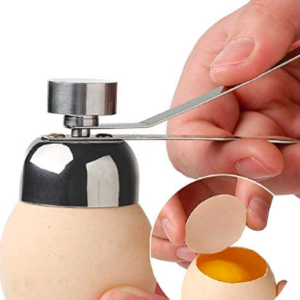 Partidor de cascara de huevos para abrir huevos cocidos fácilmente