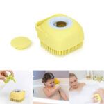 Cepillo Shampoo Masajeador Para Mascotas - Imagen 2