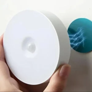 Luz para armario inalámbrica portátil, con sensor de movimiento y soporte magnético.