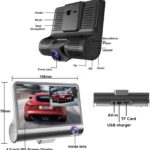 Cámara Carro Dvr Hd 3 Lentes Full Hd - Imagen 4