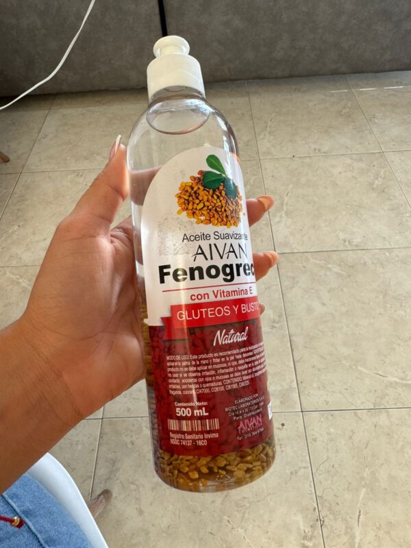 Aceite de Fenogreco 500 Ml - Imagen 3