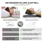Almohada cervical Cojin 3D Desconso: comparativa con almohada tradicional para mejor sueño y alivio del dolor.