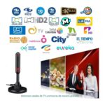 Antena De Tv Digital Tdt Base Magnética - Imagen 6