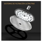Cafetera prensa francesa con filtro de acero inoxidable ultra fino para café.