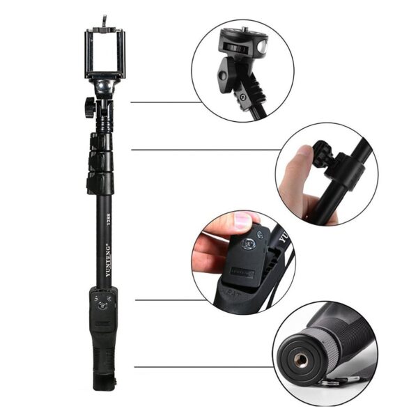 Baston Monopod Selfie Para Cel y Camara - Imagen 3