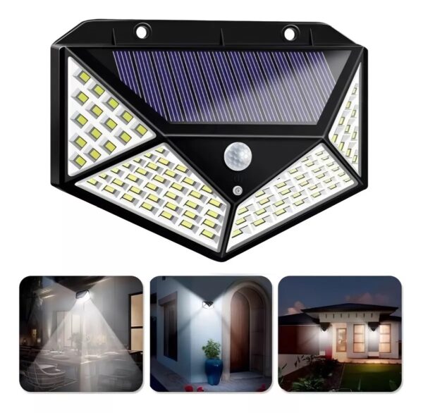Lámpara Solar 100 Luces Led Exteriores - Imagen 3