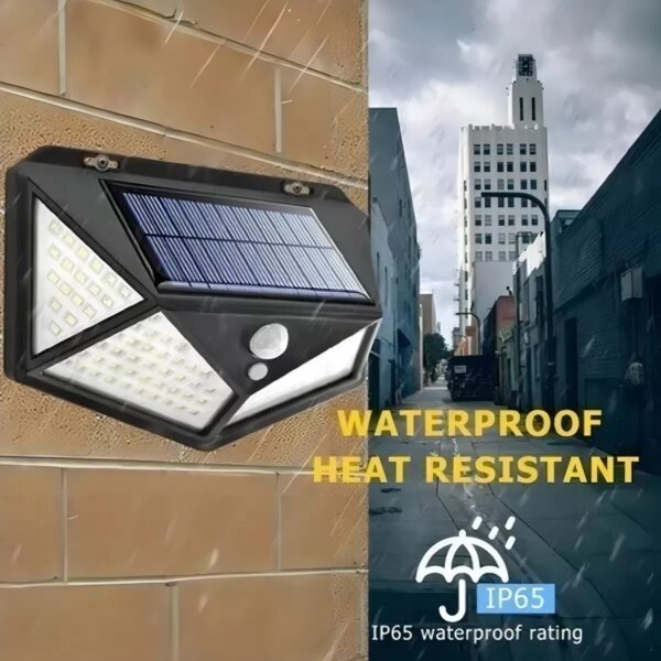 Lámpara Solar 100 Luces Led Exteriores - Imagen 2