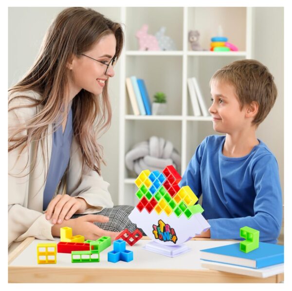Juego De Equilibrio De Torre Tetra - Imagen 3
