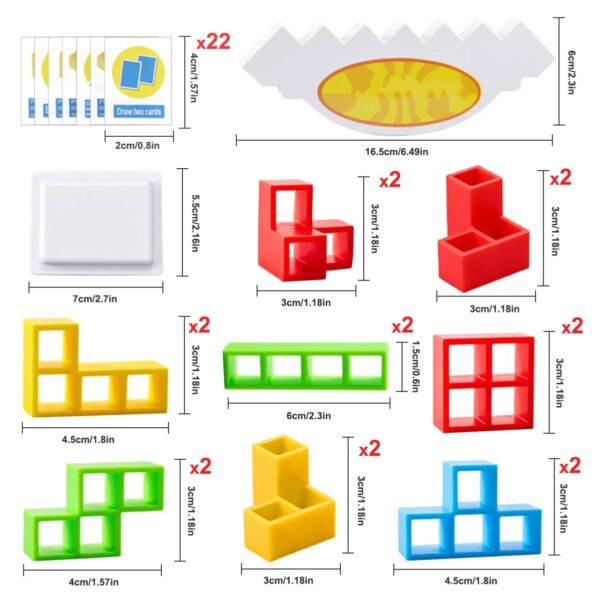 Juego De Equilibrio De Torre Tetra - Imagen 5
