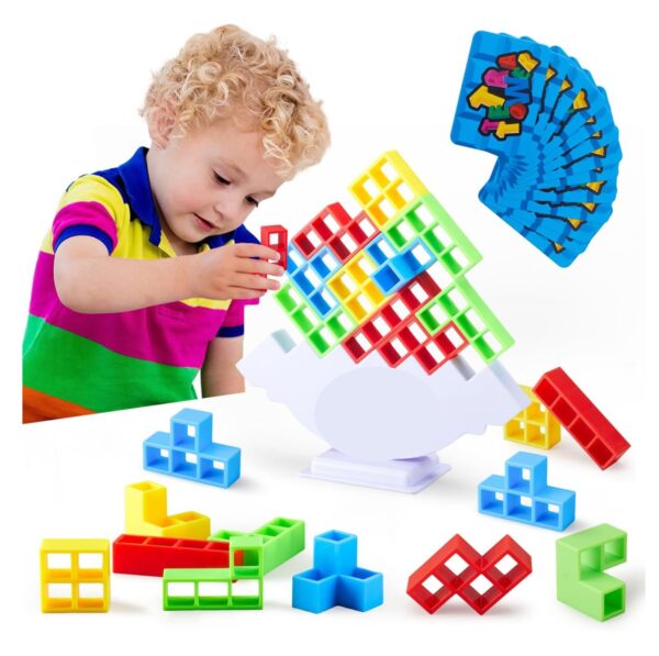Juego De Equilibrio De Torre Tetra - Imagen 6