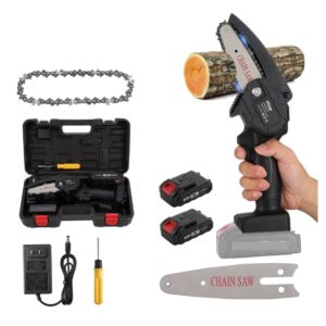Motosierra Pro Portatil Doble Bateria - Imagen 1