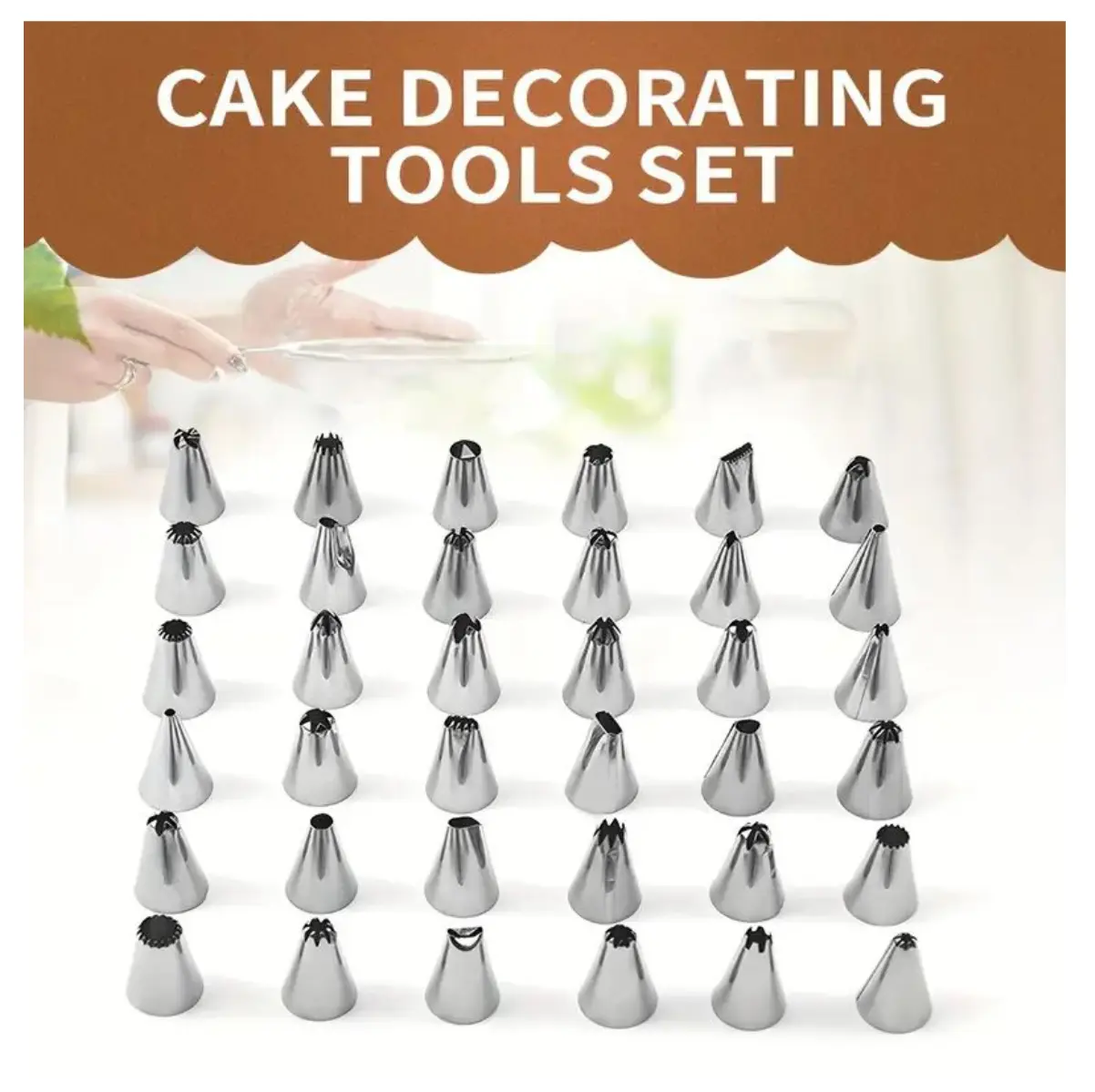 Kit Repostería Pastelería Decoración 66P: set de duyas metálicas para decorar pasteles con diferentes figuras.