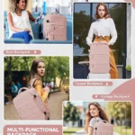 Maleta de cabina para viaje tipo zapatero, cómoda y práctica para organizar tus pertenencias.