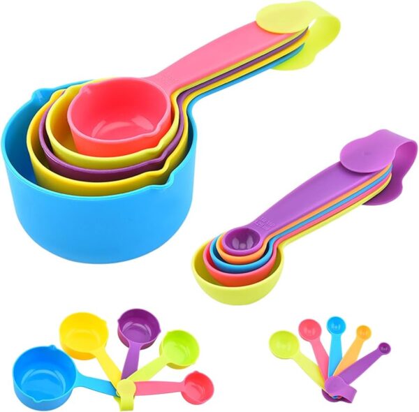 Tazas y Cucharas Medidoras Set X 10 - Imagen 1