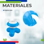 Masajeador Mimo Eléctrico azul de plástico ABS, portátil, para alivio de estrés.