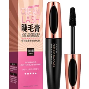 Set x2 Pestañina 4D Cream Lash, riza y da volumen a tus pestañas con acabado ligero.