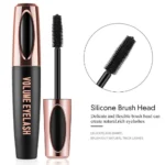 Set x2 Pestañina 4D Voluminizadora: cepillo de silicona para pestañas naturales y densas.