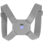 Corrector de postura EDX ajustable con sensor y luz LED azul.