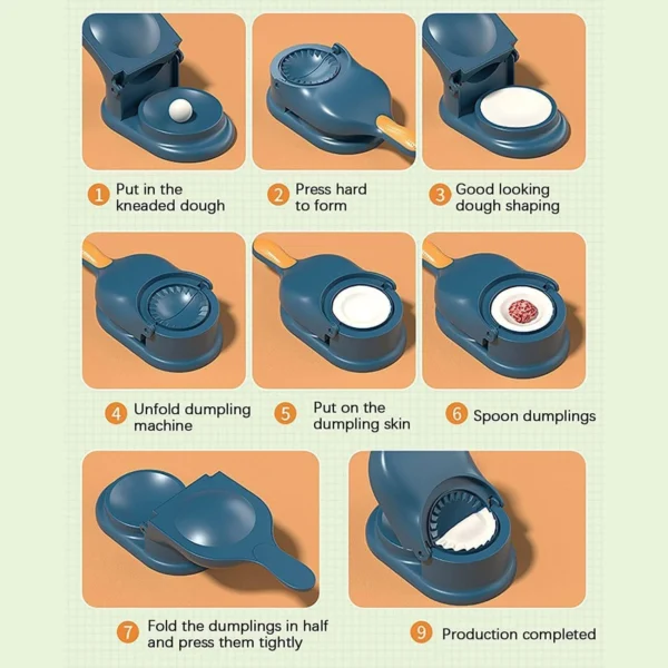 Máquina para dumplings y empanadas: Paso a paso para crear deliciosos bocadillos perfectos.