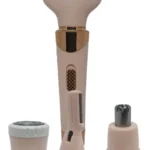 Depiladora 4 en 1 recargable para mujer, con accesorios para rostro, cejas y nariz.
