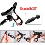 Holder flexible 60cm para celular con rotación 360°, ideal para grabar o tomar fotos.