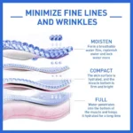 Suero antiarrugas en capas: moistición, compactación y penetración profunda para minimizar líneas.