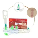 Set X6 de Terapia de Vacío con ventosas y bomba de succión para masaje y alivio del dolor.