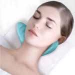 Almohada masajeadora ergonómica para cuello, soporte para el descanso de la cabeza.