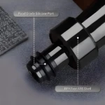 Boquilla dispensador de vino de silicona grado alimenticio y ABS libre de BPA para botellas de bar.