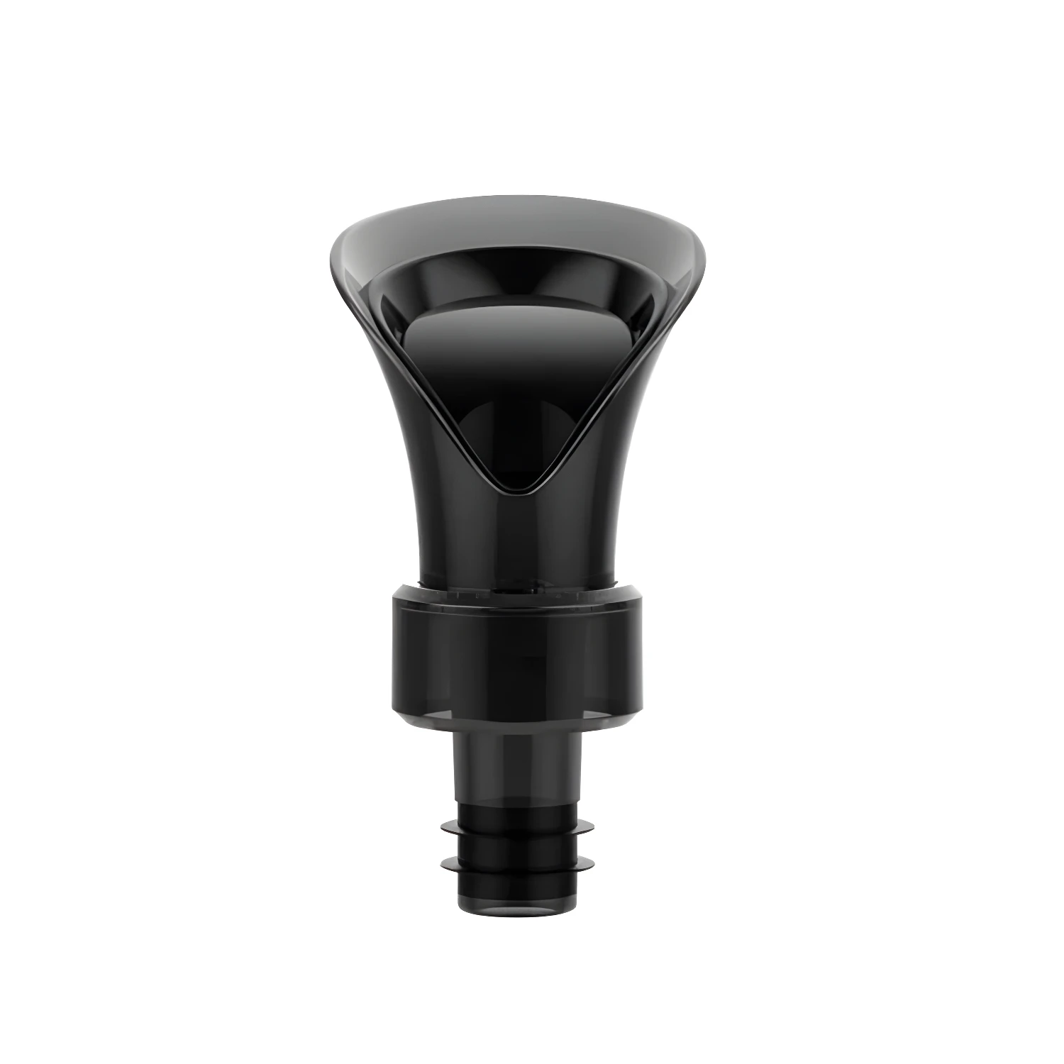 Boquilla dispensadora de vino negra, set x2 para botella, ideal para bar.