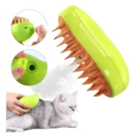 Cepillo de vapor para mascotas: ideal para limpiar y masajear a tu gato.