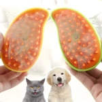 Cepillo de vapor para mascotas, elimina pelo de gato y perro, set x2, diseño ergonómico.