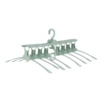 Colgador mágico 8 en 1 para ropa, organizador de armario, diseño plegable.