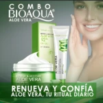 Combo Aloe Vera Bioaqua X3 (Jabón + Contorno + Crema) - Imagen 4