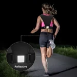 Corrector de postura para deportista con reflectivo, ideal para correr de noche.
