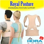 Corrector de Postura Royal: soporte que energiza y mejora la espalda, visto de atrás.