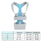 Corrector de postura invisible para hombres y mujeres, ortopédico, ajustable.