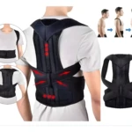Corrector de postura ajustable para espalda con soporte lumbar y ajuste fácil.