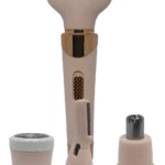 Depiladora recargable mujer 4 en 1: afeitadora corporal, facial, nariz y cejas.