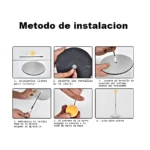 Entrenador de tenis de mesa: instalación paso a paso con accesorios y bola.