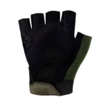 Guantes medio dedo moto tácticos antideslizantes "Free Soldier" negros y verdes.