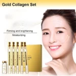 Kit Protein Lifting: Sérum de colágeno dorado para rostro, reafirma, ilumina e hidrata.