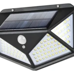 Set x2 Lámpara solar exterior con 100 luces LED y sensor de movimiento.