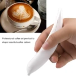 Lápiz para decorar capuchino, herramienta profesional para crear hermosos patrones en café.