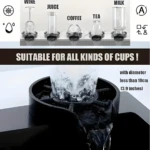 Lava vasos y copas automáticos para el hogar: rápido y eficiente en segundos.