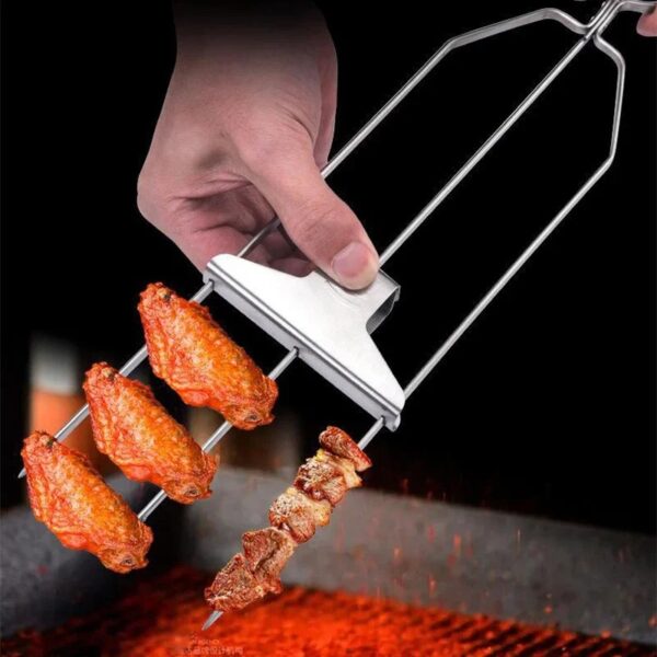 Tenedor Bbq Inoxidable Asado Parrillada - Imagen 3
