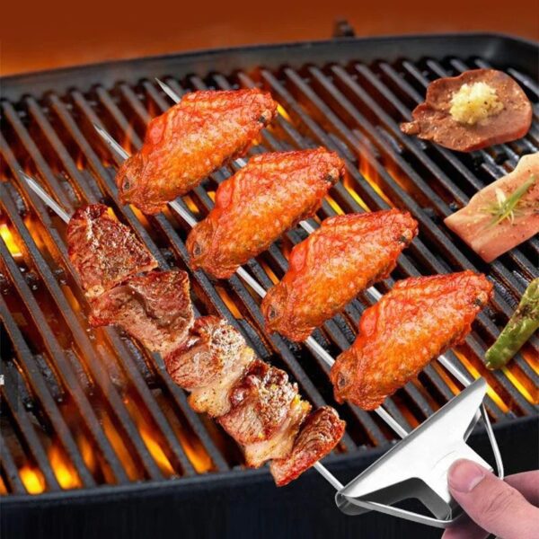 Tenedor Bbq Inoxidable Asado Parrillada - Imagen 4