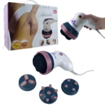 Masajeador Body Innovation con infrarrojo, dos unidades y accesorios de rodillo.