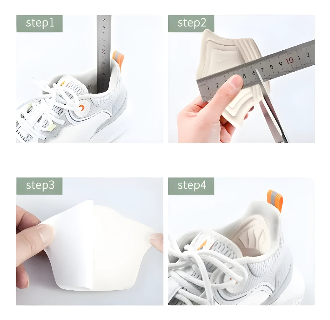 Plantillas ortopédicas recortables para calzado deportivo, ajuste personalizado con medida.